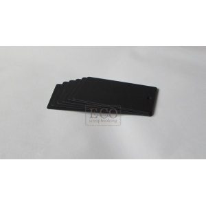 Zestaw tagów - tektura lita czarna 1,25mm 