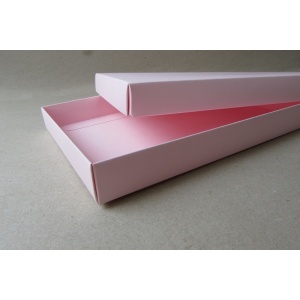 Pudełko 220x155x25mm - różowe